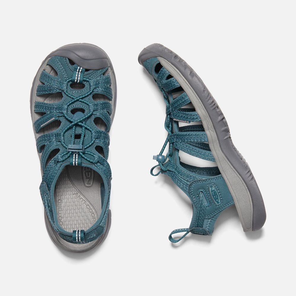 Sandalias Trekking Keen Mexico Azules - Mujer Whisper - ZA5128379